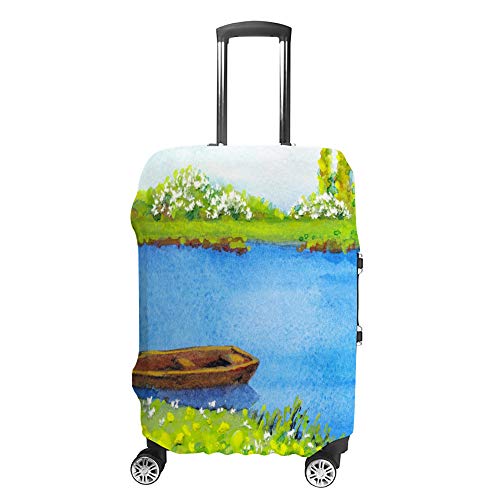 Housse de protection pour valise anti-rayure bleu vif CHEHONG 45-81cm