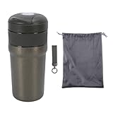 [Compact et portable] Avec une capacité de 300 ml, ce moulin à grains de café est conçu pour la portabilité et la facilité d'utilisation.sa taille légère et compacte le rend idéal pour le bureau de voyage, le camping et diverses activités de plein air.