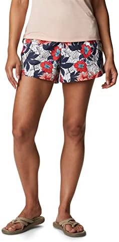 Columbia Women's Sandy River II Printed Short, White Lakeshore Floral Multi, Small