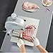 VEVOR Commercial Electric Meat Bandsaw, 1800W Stainless Steel Countertop Bone Sawing Machine, Workbeach 15
