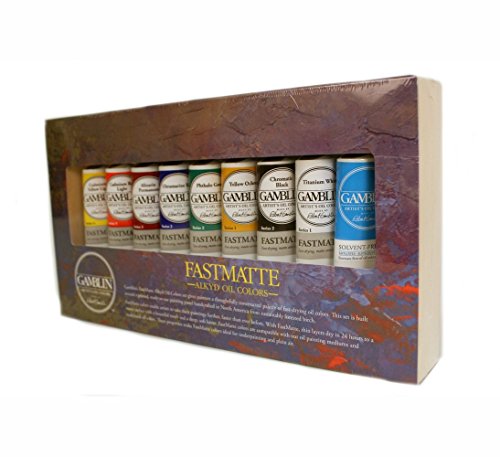 Gamblin FastMatte Alkyd Oil Colors Set