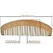 LCLHB 4PCS Natural Wooden Wide Tooth Beard and Hair Combs Set For Men and Women (6.5-7 Inch Length)