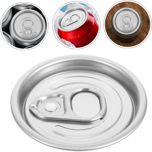 Sturdy Aluminium Can Lids | Ring Pull Protector for Fizzy Drinks | Wide Neck Covers for Easy Pouring | Ideal for Food Storage & Freshness Preservation