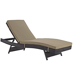 Modway Convene Wicker Rattan Outdoor Patio Chaise Lounge Chair in Espresso Mocha 41effOgpMKL. SS280