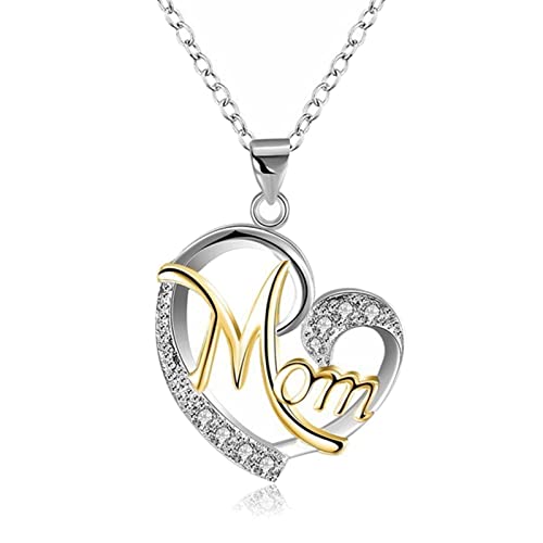 Collier pdant pour femme maman coeur papillon simple au quotidien