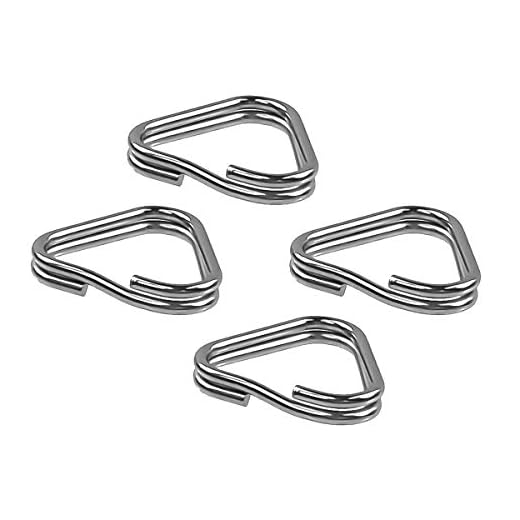 Foto&Tech 4 Pieces Lug Ring Camera Strap, Triangle Split Ring Hook, Compatible with Fujifilm Lecia Nikon Canon Sony Olympus Pentax Panasonic SLR RF Mirrorless Camera (Regular)