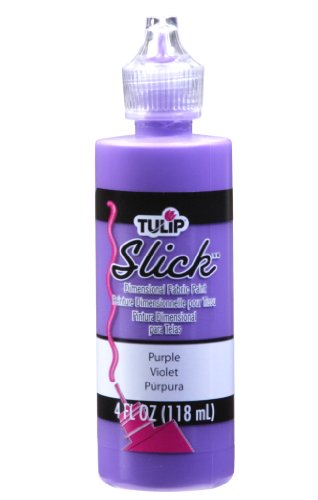 Tulip Dimensional Fabric Paint 4oz Slick Purple, 118 ml (Pack of 1)