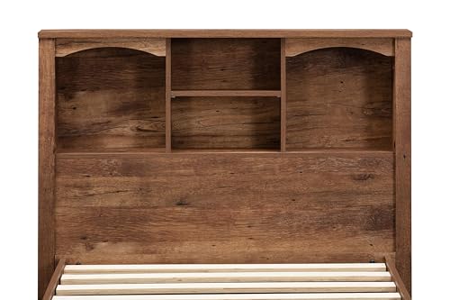 OS Home and Office Furniture Twin Sized Mountain Oak Bookcase Headboard by American Furniture Classics - Image 6