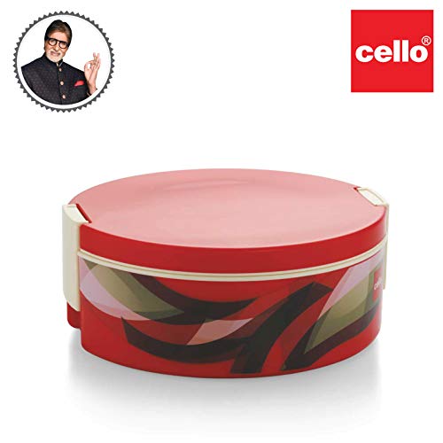 Image of CELLO Prisma Insulated Casserole - 1500ml, 1 Piece, Red, Plastic
