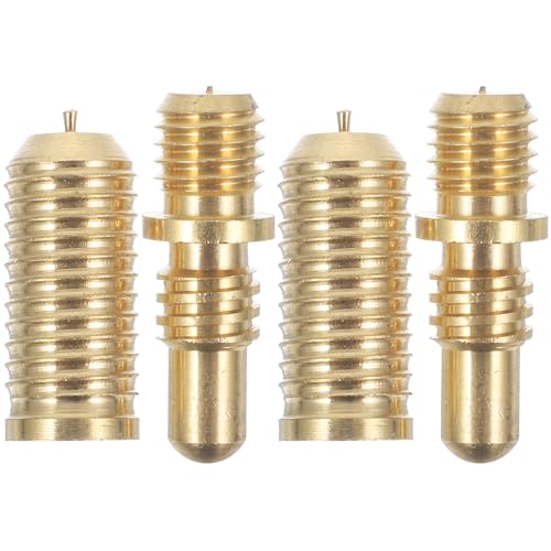 KOMBIUDA 2sets Heavy Duty Copper Pool Joint Screws Extension Rod Connecting Hardware for Billiard Cues Easy Installation with Sturdy Design for Billiard Enthusiasts