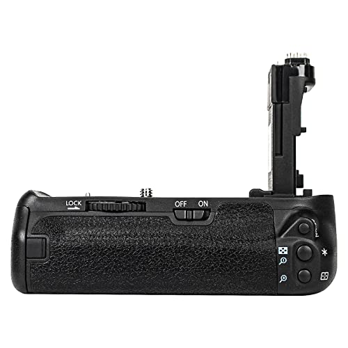 Image of BG-E14 Battery Grip for Canon EOS 70D /80D /90D DSLR Camera,Which Can Be Bsed with Replace 2 Canon E6 or 6 AA Rechargeable Lithium-ion Batteries.