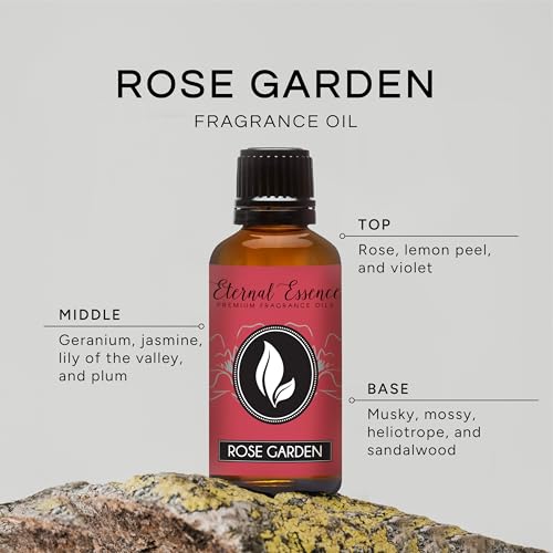 Image of Eternal Essence Oils Rose Garden 30ml Premium Fragrance Oil - for Candle, Soap Making, Aromatherapy, Diffusers, Home Care, & Humidifiers