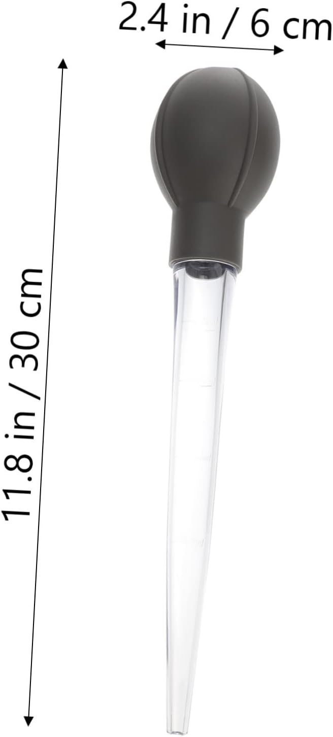 Zerodeko 2pcs Large Graduated Pipettes with Scale Plastic Dropper for Kitchen Baking Squeeze Transfer Liquid Measuring Tool