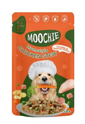 Moochie Wet Dog Food HomeStyle Chicken Stem Complete & Balanced Nutrition 120 g X 48 Pouch (B0B7XHDKTM) Amazon Price History, Amazon Price Tracker