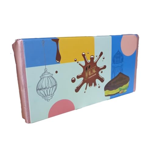 FIX CHOCOLATE™ Viral Dubai Milk Chocolate with Pistachio & Kunafa – Crunchy Chocolate Bar – 200g