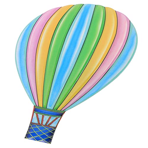 Montgolfière déco murale métal pour habiller un mur extérieur