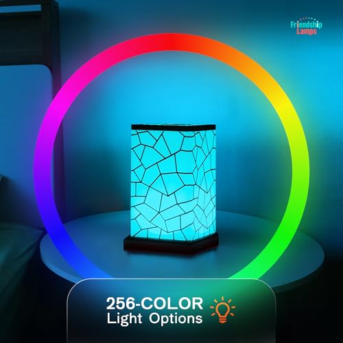 Friendship Lamps Classic Design - Best Friend Lamps Wi-Fi Touch Lamp LED Light for Long-Distance, Connection, Relationship, Friendship, Gift, Over 200 Colors, App Setup
