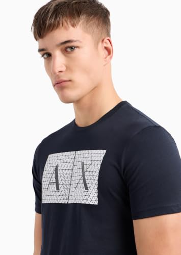 Armani Exchange Herren 8nztck T-Shirt, Blau, XS – Ansicht 4