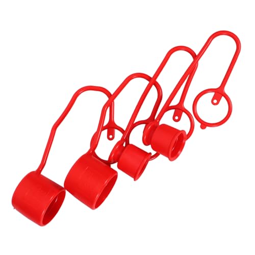 KICHOUSE 2Set Hydraulic Quick Coupler Caps Leak Seal Enhanced Protection for Hydraulic Fittings Prevents Leaks Pollutants Compatible with Quick Disconnects