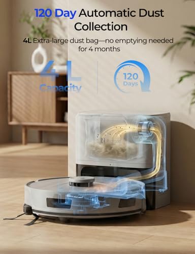 Robot Vacuum with Self-Emptying Station