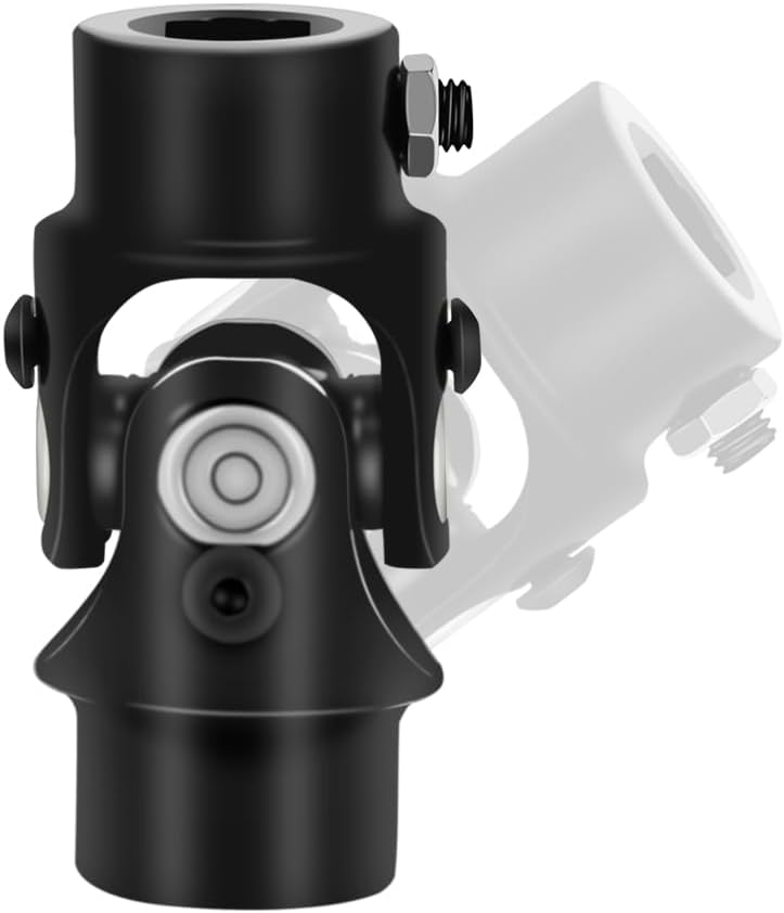 3/4" 36 Spline X 3/4" DD Steering Shaft U Joint Single Black Universal Joint Coupling