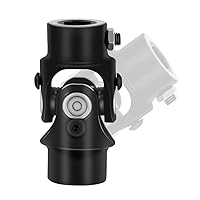 Vista 7 de COOL STAR 3/4"-30 Spline x 3/4" DD Junta Universal de Dirección Negra de Una Sola Junta en U de Eje 83mm (3-1/4") Ángulo de Trabajo Universal