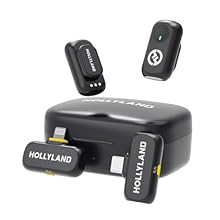 48kHz/24-bit Studio-Grade Wireless Microphone: Handles sudden 120dB SPL noises without distortion, capturing crisp highs and deep lows—ideal for vloggers, streamers, and creators using a mini microphone for cinematic audio. 3-Level Intelligent Noise ...
