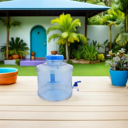 Récipient eau portable Toyvian bleu de camping avec robinet intégré - 6