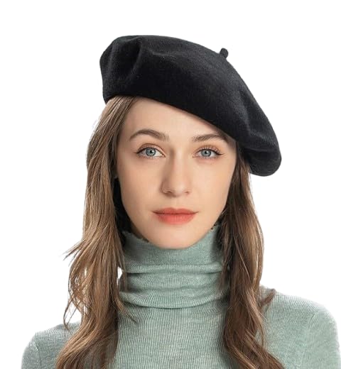 Spain Unisex Wool Blend French Artist Beret Cap