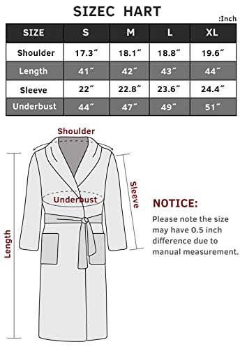 Orrpally Women Kimono Robes Lightweight Terry Cloth Bathrobe Knee Length Bath Gown Soft Ladies Robe Yellow S #TOP5