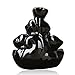 PIXNOR Handmade Incense Tower Burner | Backflow Incense Holder -All Together Now Style, Ideal for Yoga Room or Home Décor (Black)