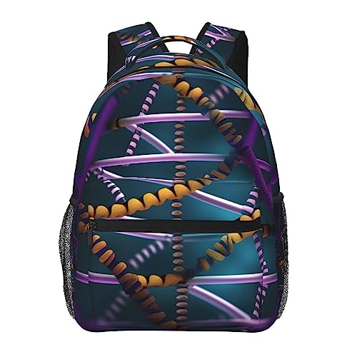 Mochila casual de libélula para libros con correas cómodas, ideal para hombres y mujeres