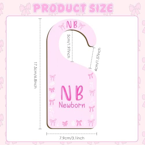 Baby Closet Dividers, 8 PCS Wooden Double-Sided Baby Clothes Organizer Hanger for Newborn to 24 Months for Nursery Decor — 사진 3