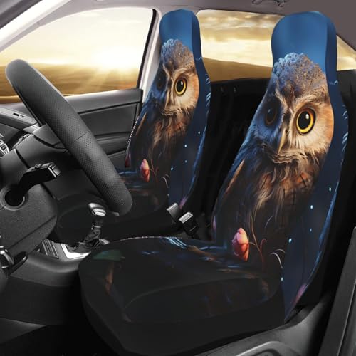 Housses de siège voiture hiboux amovibles pour SUV et camion