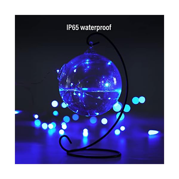 Ariceleo led fairy lights battery operated, mini battery powered copper wire starry fairy lights, battery operated lights for bedroom, christmas, parties, wedding, centerpiece, decoration - image 4