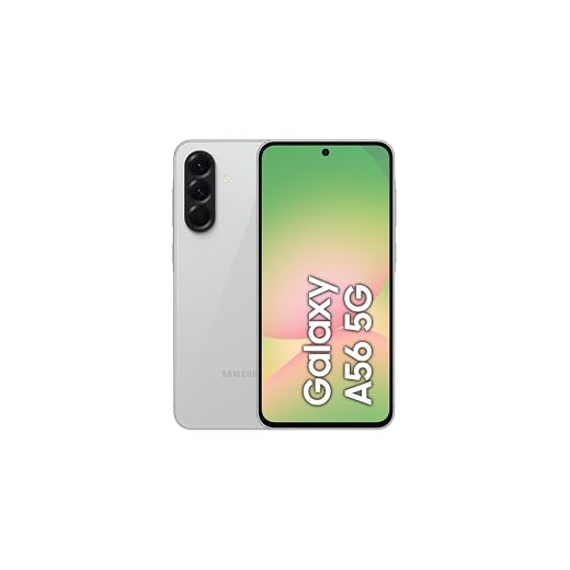 SAMSUNG Galaxy A56 5G Ai (for Tmobile Mint Tello & Global) (256GB + 12GB) Version Latina Unlocked SM-A566E/DS 6.6" 120Hz 50MP Triple (Awesome LightGray SM-A566EZAATPA)