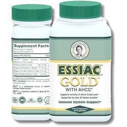 Essiac Gold® with AHCC® – Premium Immune System Booster – 60 Herbal Capsules