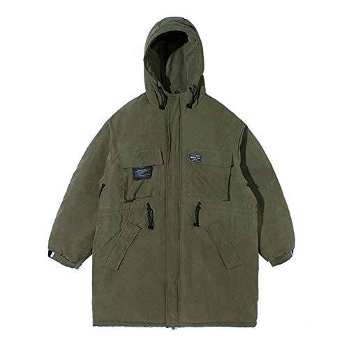 Doudoune homme à capuche slim fit veste chaude en coton