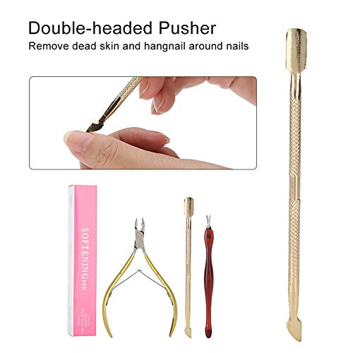 4Pcs/Set Maniküre-Werkzeugsatz, Nagelpflege-Werkzeuge Nagelhautschneider Manövrier-Set For Nagelhautschieber Für Die… – Bild 8