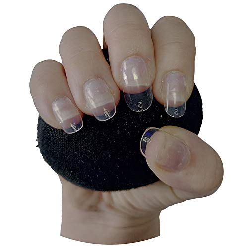 600 pezzi punte ovali corte per unghie finte