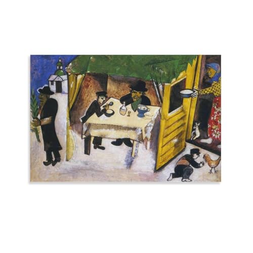 Marc Chagall Fête des Tabernacles impression toile spirituelle et poétique