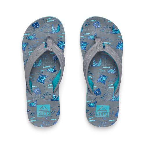 Image of REEF Boys Kids Ahi Beach Flip Flop, Soft Cushion Footbed, Water Friendly