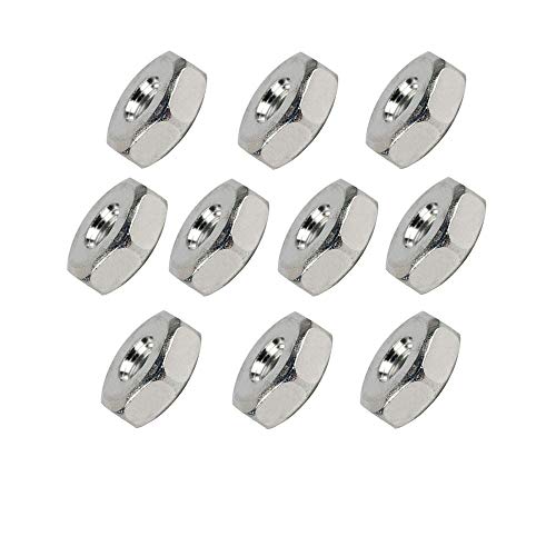 SaferCCTV Sprocket Cover Bar Nuts Compatible with Stihl 028 029 030 031 032 034 036 MS240 MS260 MS251 MS271 MS280 MS290 MS310 MS340 MS360 MS380 MS381 Chainsaw Replace Part# 0000 955 0801, 10Pcs