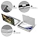 VstaDank Golden Bird Business Card Holder Fashion Aluminum Alloy Flip Cover Credit Card Holder High End Professional Name Cards Case Exquisite Pocket Metal Cards Holder for Work