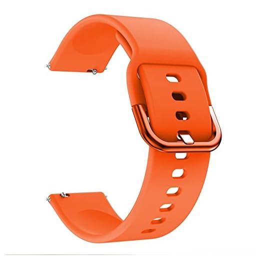 BANDKIT Pulseira Acessórios Pulseira 22MM Para Xiaomi Haylou Solar ls05 Smart Watch Pulseiras de Substituição de Silicone Macio (Cor: Laranja, Tamanho: Para HaylouSolar LS05)
