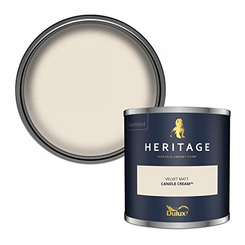 Dulux Trade Heritage Velvet Matt Emulsion Candle Cream - 1ltr