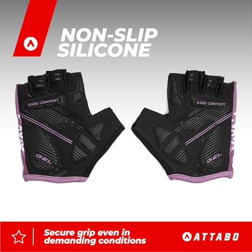 ATTABO Vito JRB Gants de Cyclisme pour Enfant en Gel, rembourrés, Respirants, réfléchissants, Patch pour Le Pouce et – Prise sûre pour Le Trail, la Vie Quotidienne et Le VTT – vue 4