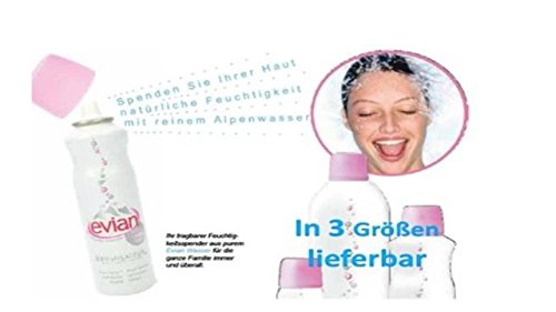 Preisvergleich Produktbild evian ® 150 ml Brumisateur eau minerale naturelle facial spray Quellwasser Erfrischungsspray für die kleine Gesichtserfrischung zwischendurch hilft, das Make-up zu fixieren