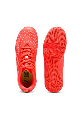 PUMA Future 9 Play IT JR tenis de fútbol rojo para tus partidos escolares en talla 34 6