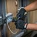 Klein Tools 40233 Wire Pulling Gloves, Extra Grip Work Gloves with Thumb Reinforcements and Grip Patches on Palm and Fingertips, Large
